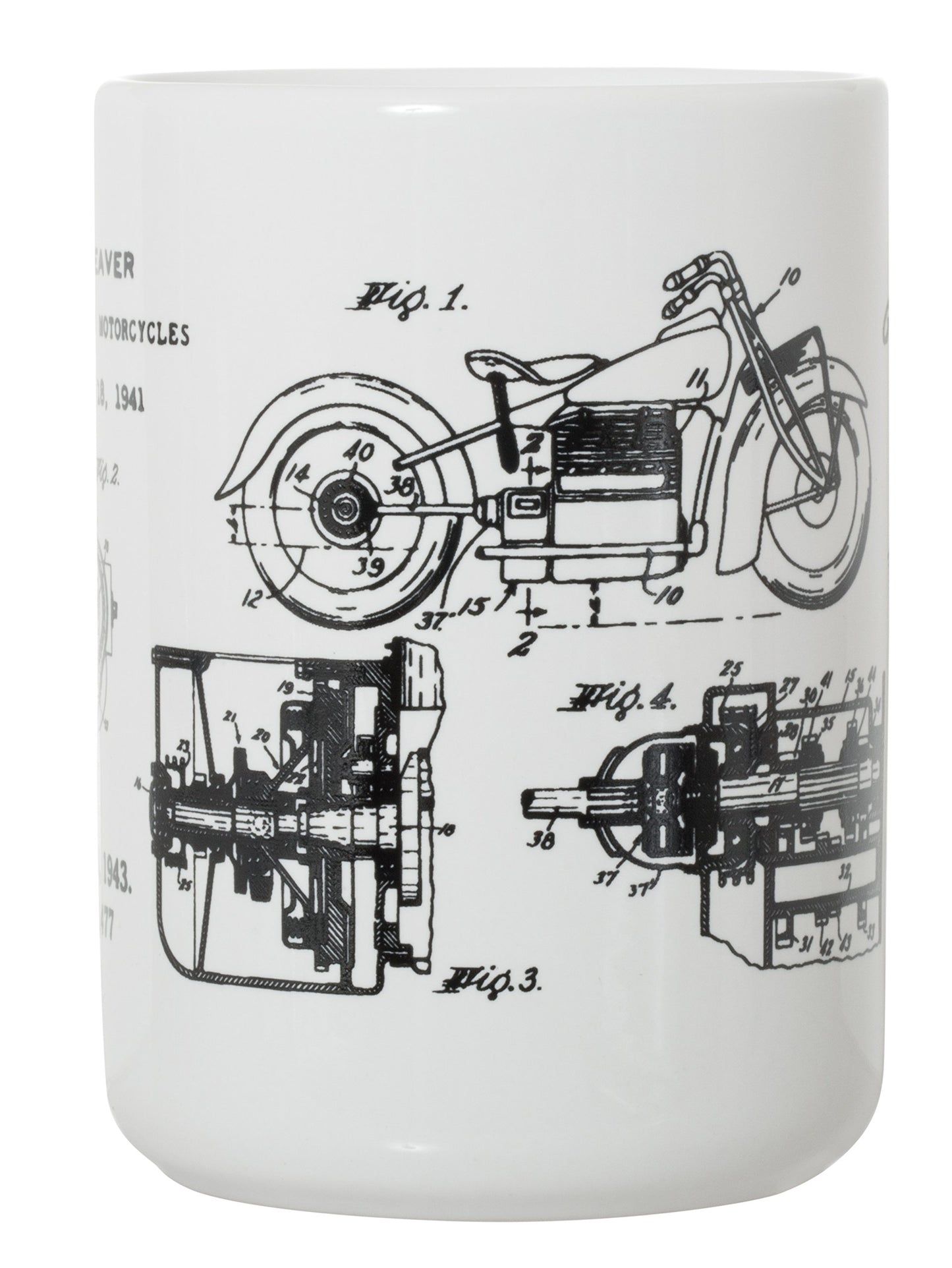 Motorcycle Shaft Drive Patent Blueprint